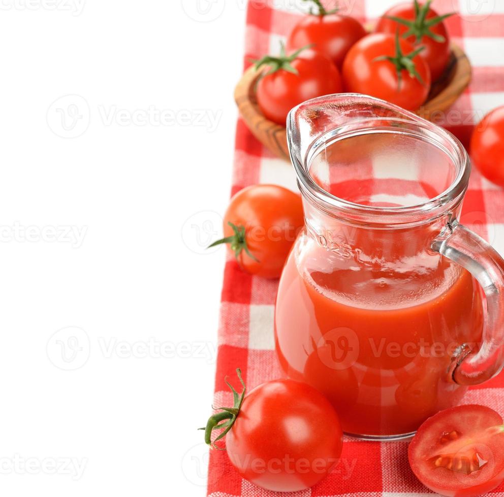 suco de tomate foto