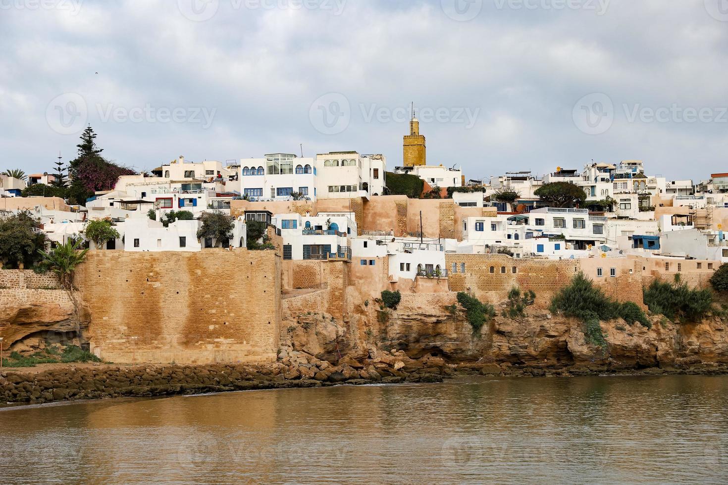 kasbah dos udayas em rabat, marrocos foto