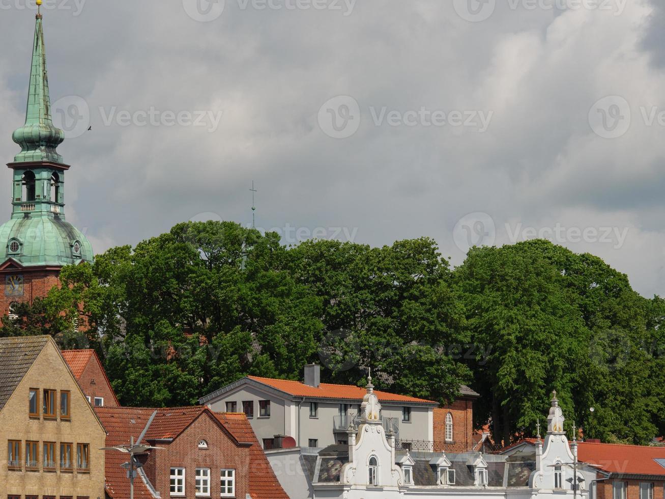 cidade de kappeln em schleswig holstein foto