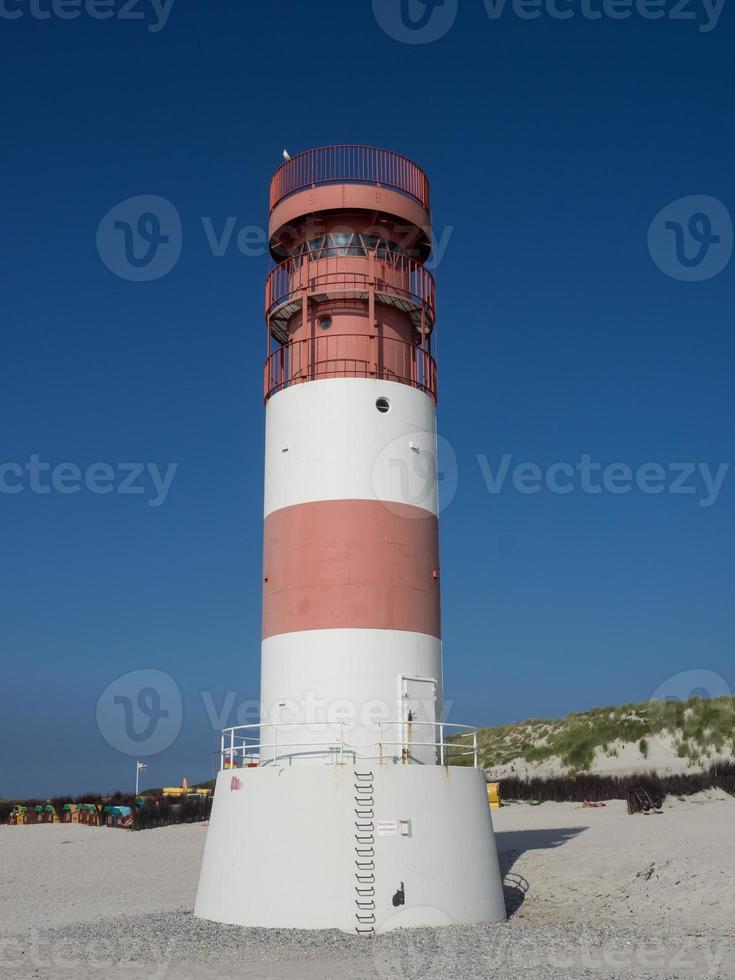 ilha de helgoland no mar do norte foto