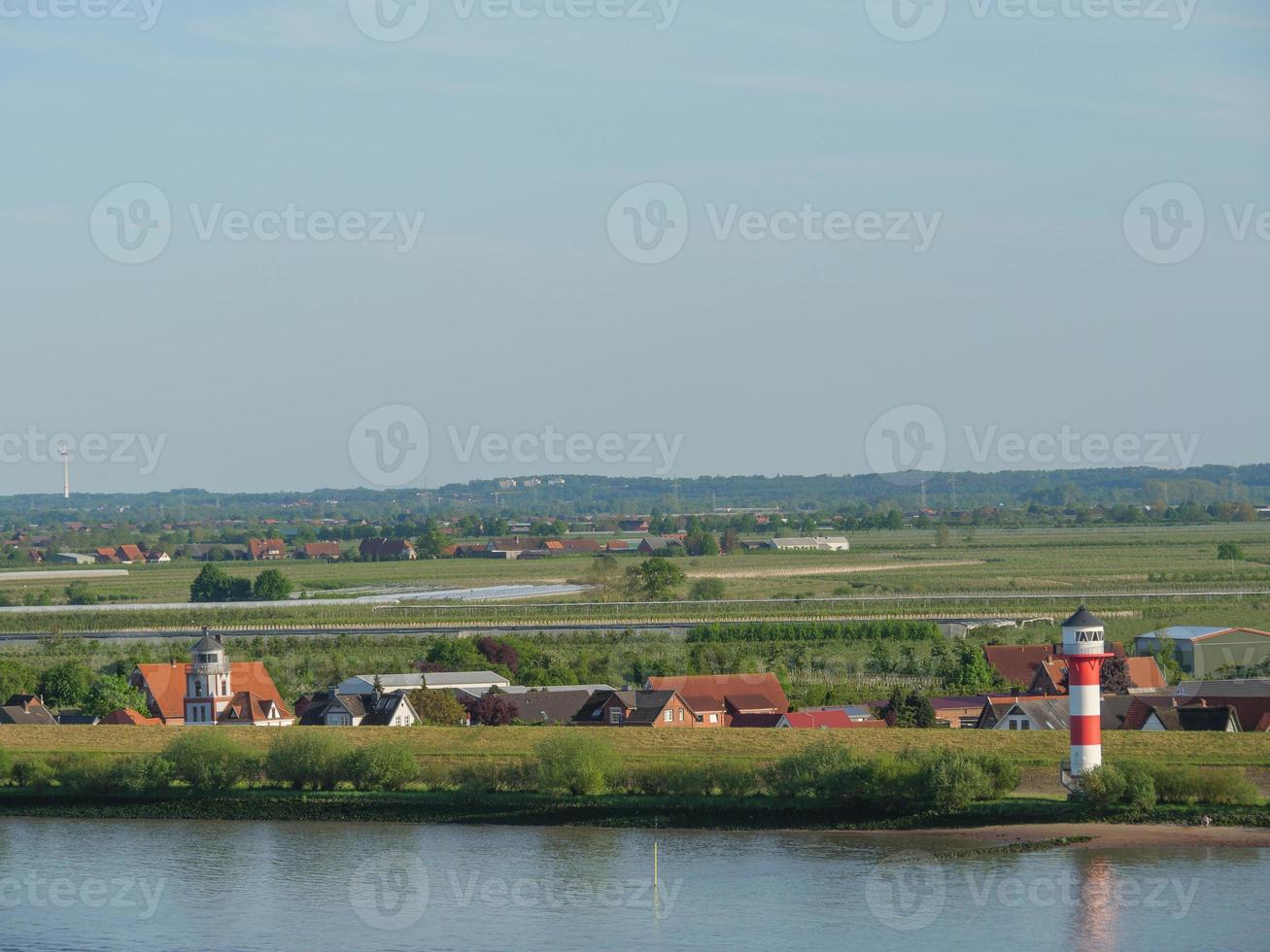 hamburgo e o rio elba foto