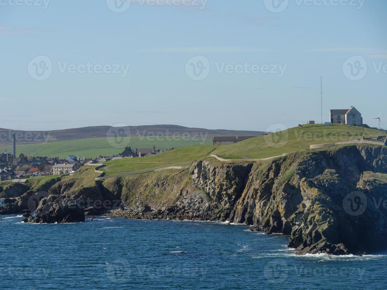 a ilha sheltand na escócia foto