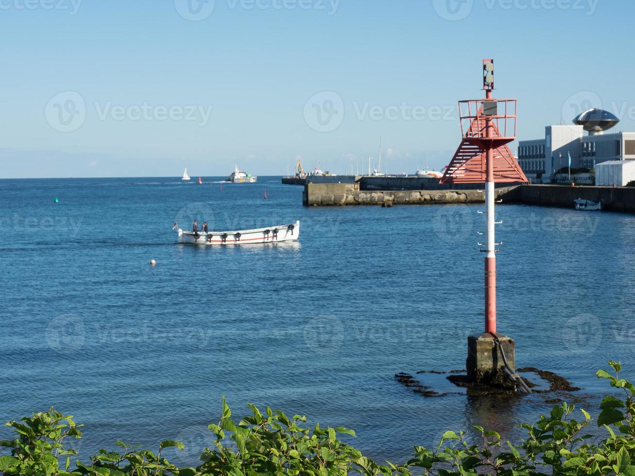 ilha de helgoland no mar do norte foto