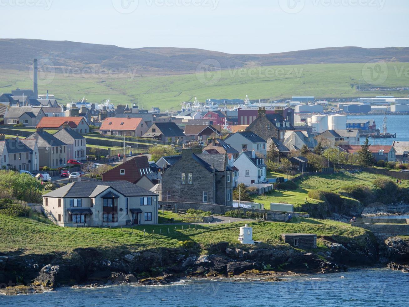 a ilha sheltand na escócia foto
