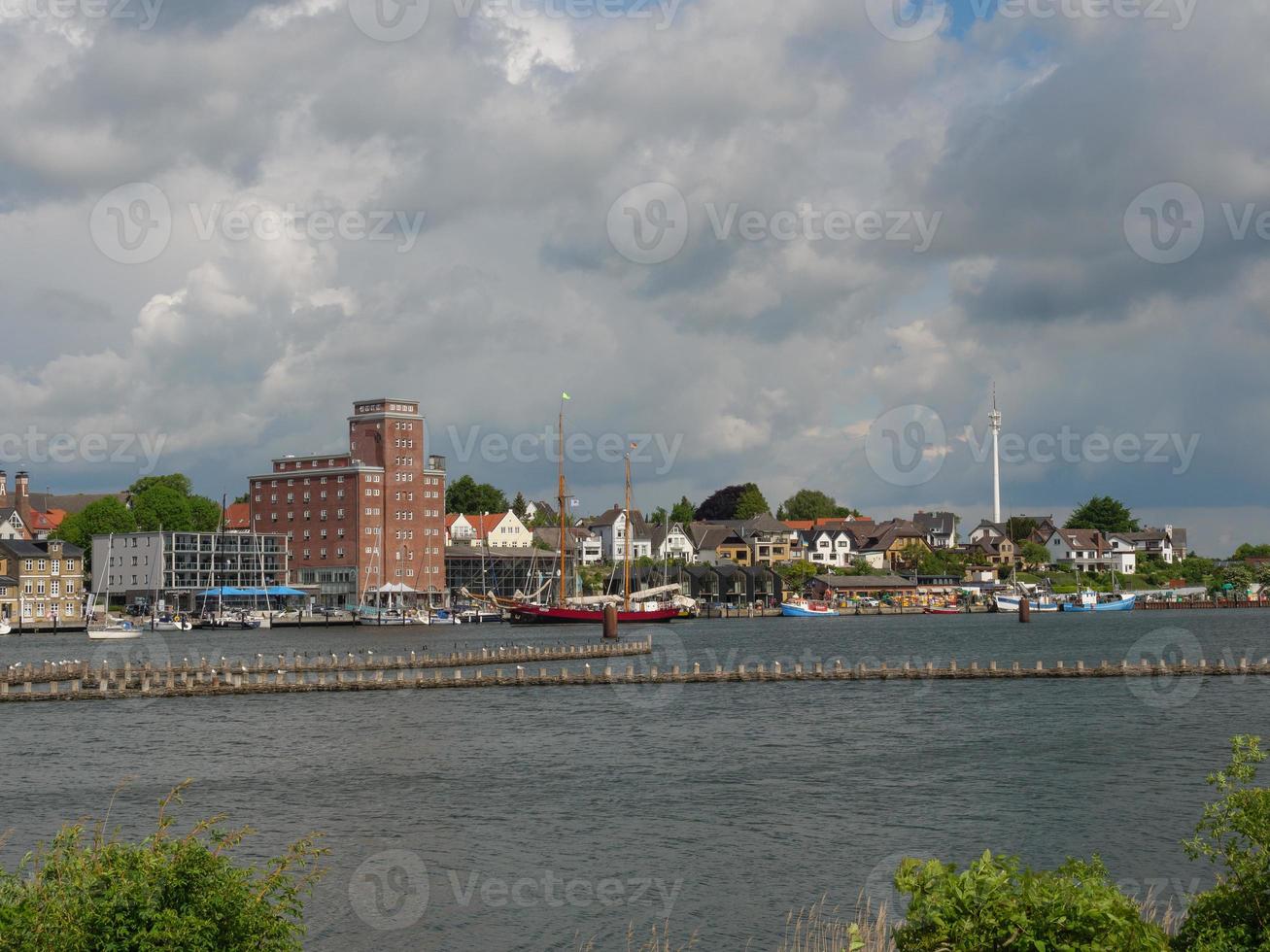 cidade de kappeln em schleswig holstein foto