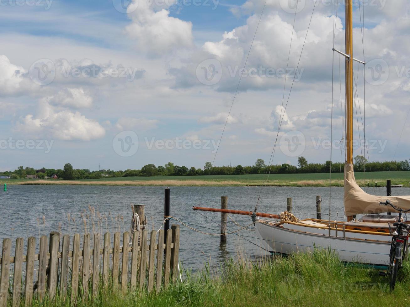 arnis no rio schlei na alemanha foto