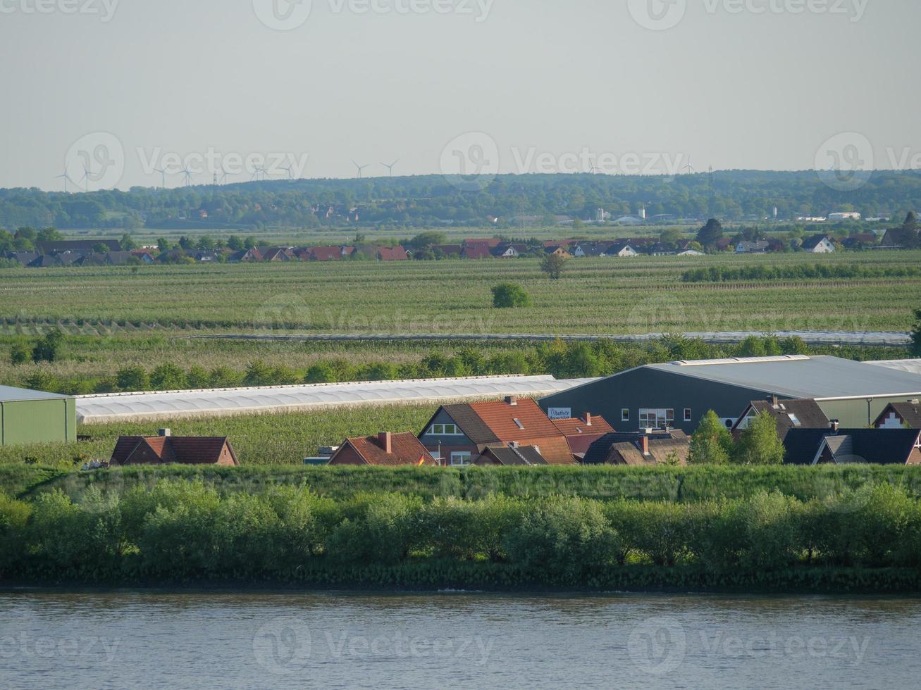 hamburgo e o rio elba foto