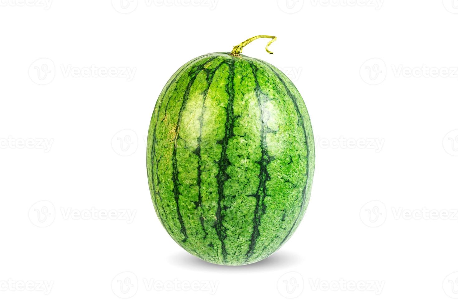 fruta de melancia em fundo branco foto