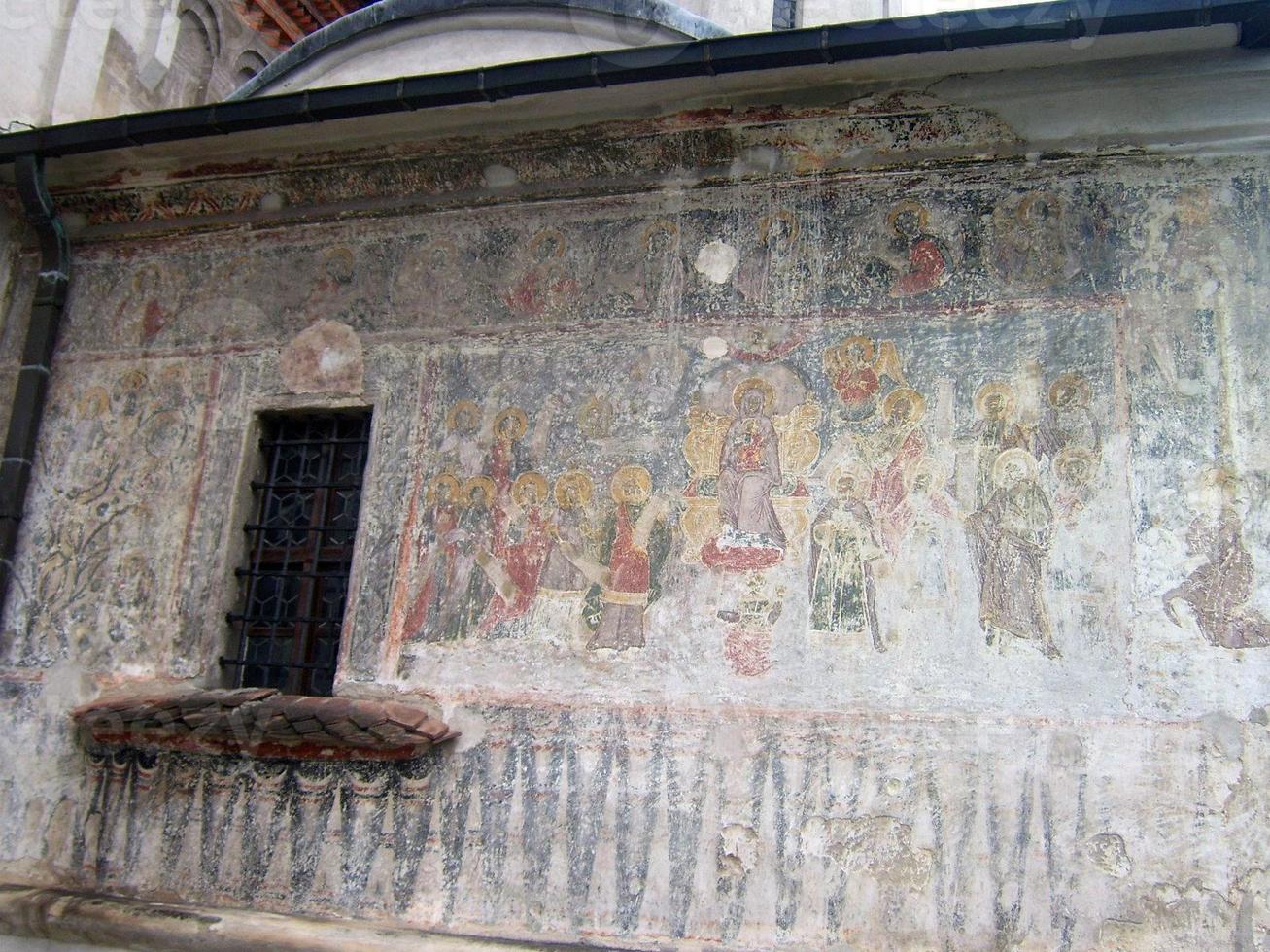 afresco da Catedral de São Nicolau, brasov foto