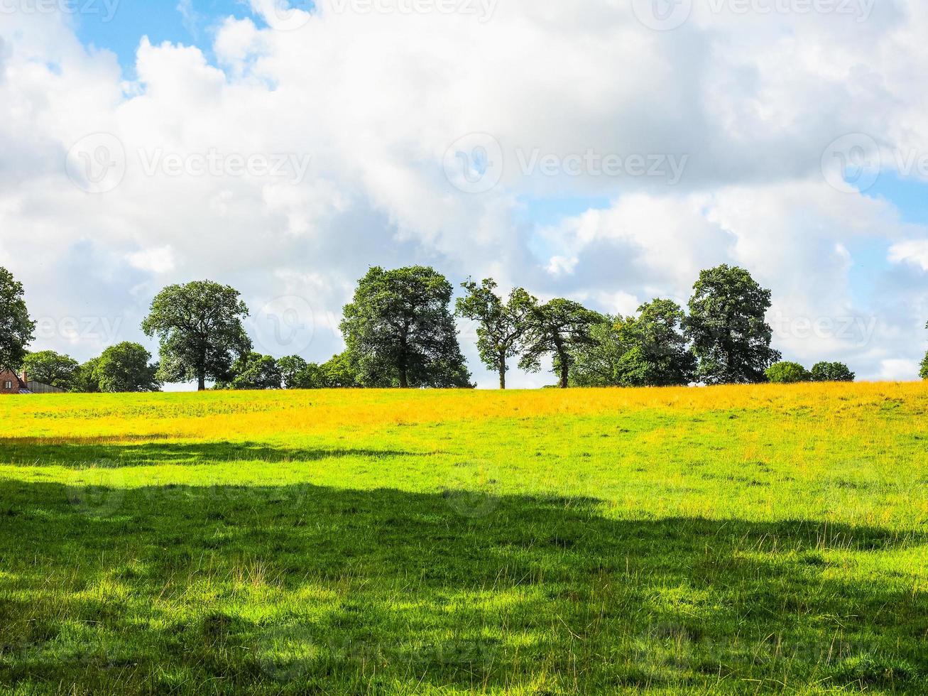 hdr vista de tanworth em arden foto