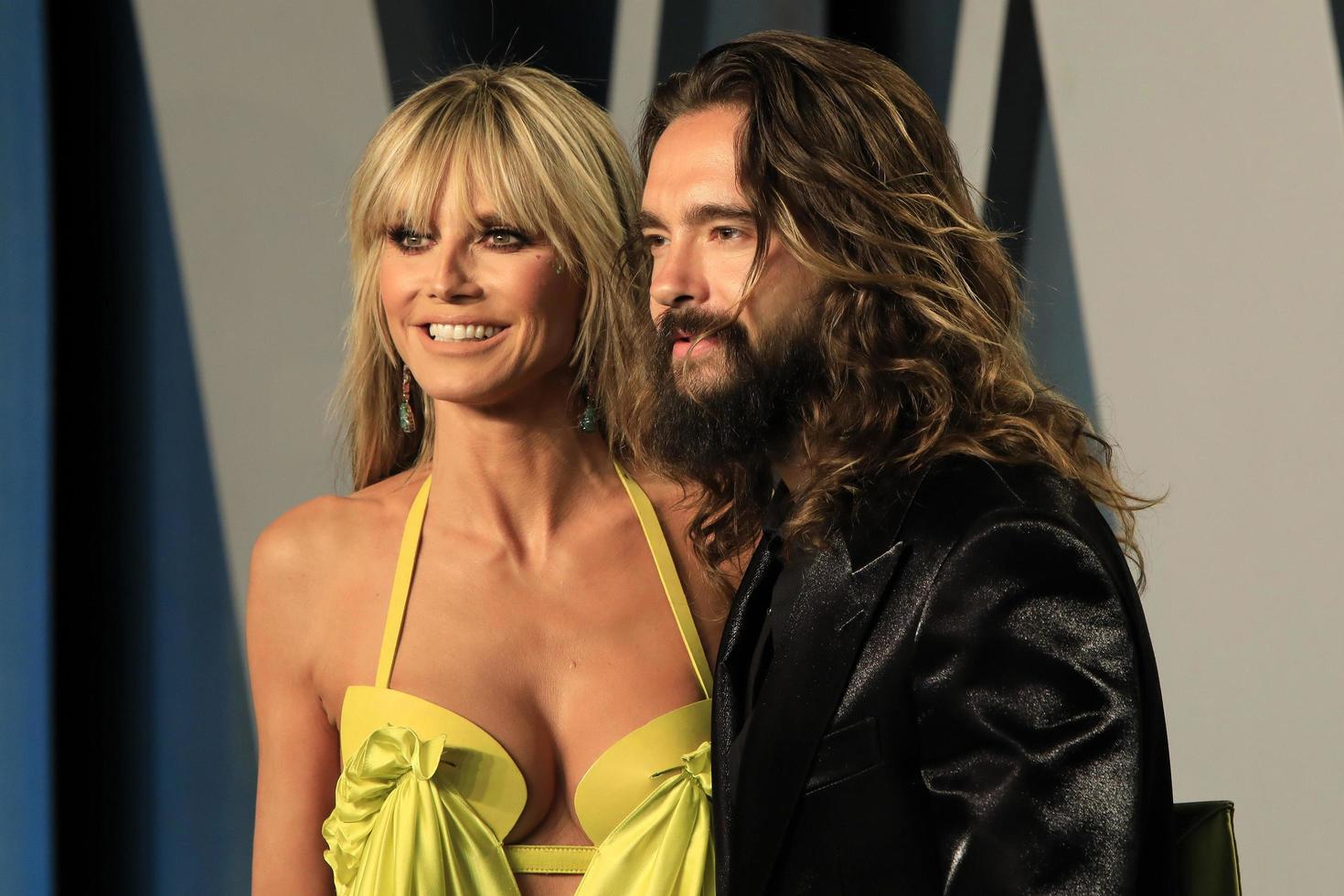 los angeles 27 de março - heidi klum, tom kaulitz na festa oscar da vanity fair no centro de artes cênicas wallis annenberg em 27 de março de 2022 em beverly hills, ca foto