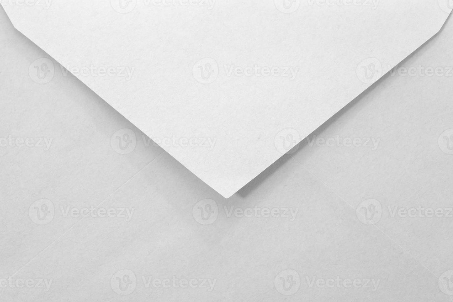 envelope vazio de papel branco close-up foto