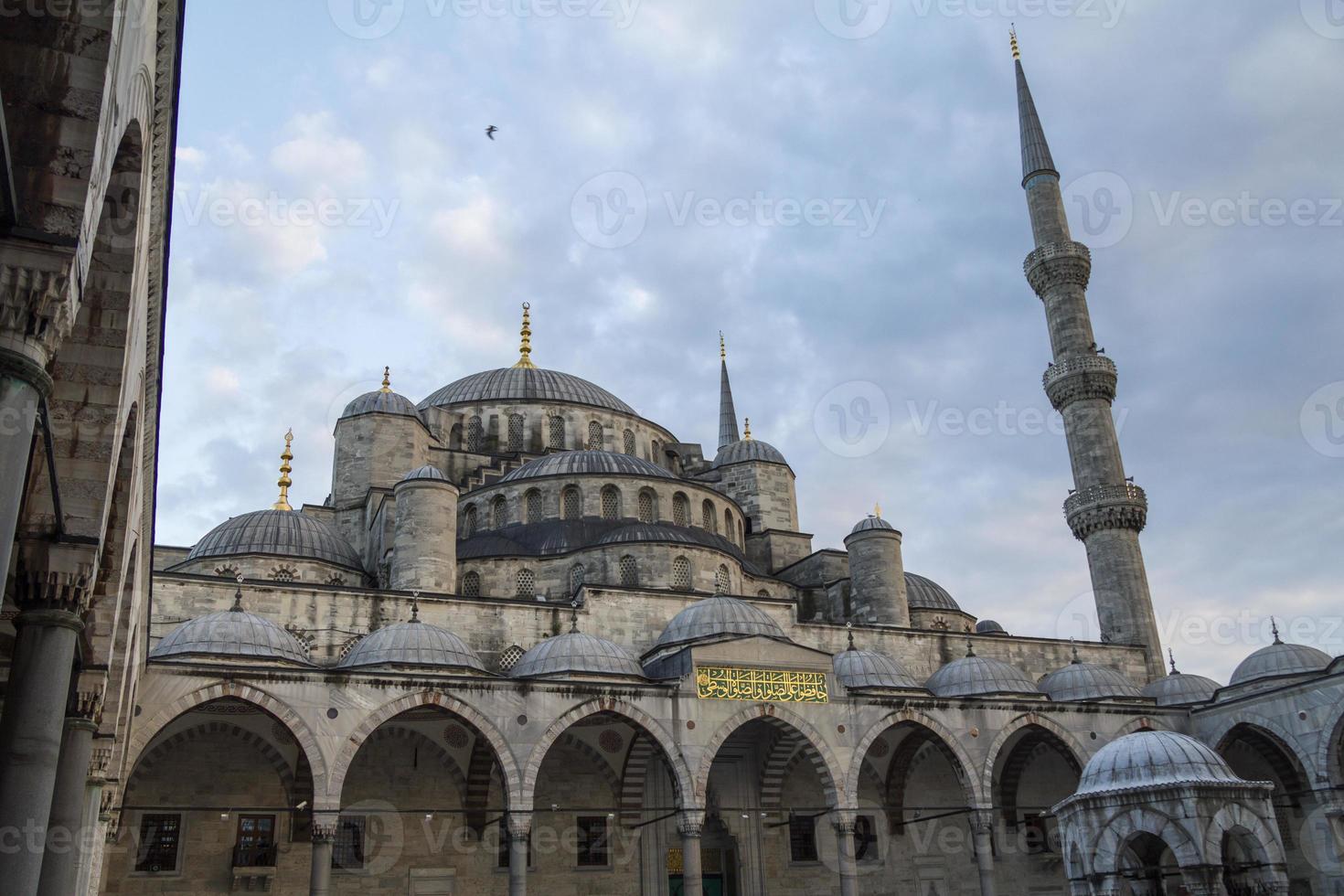 a mesquita azul em Istambul foto