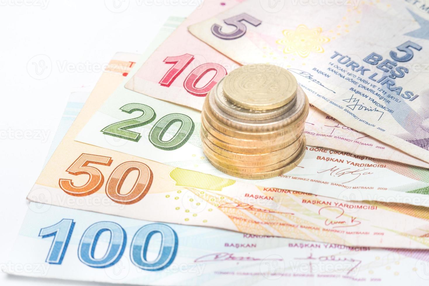 dinheiro lira turca foto