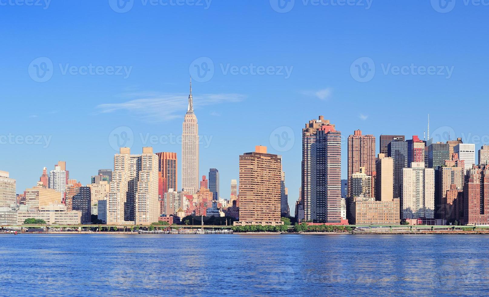 skyline da cidade de nova york foto