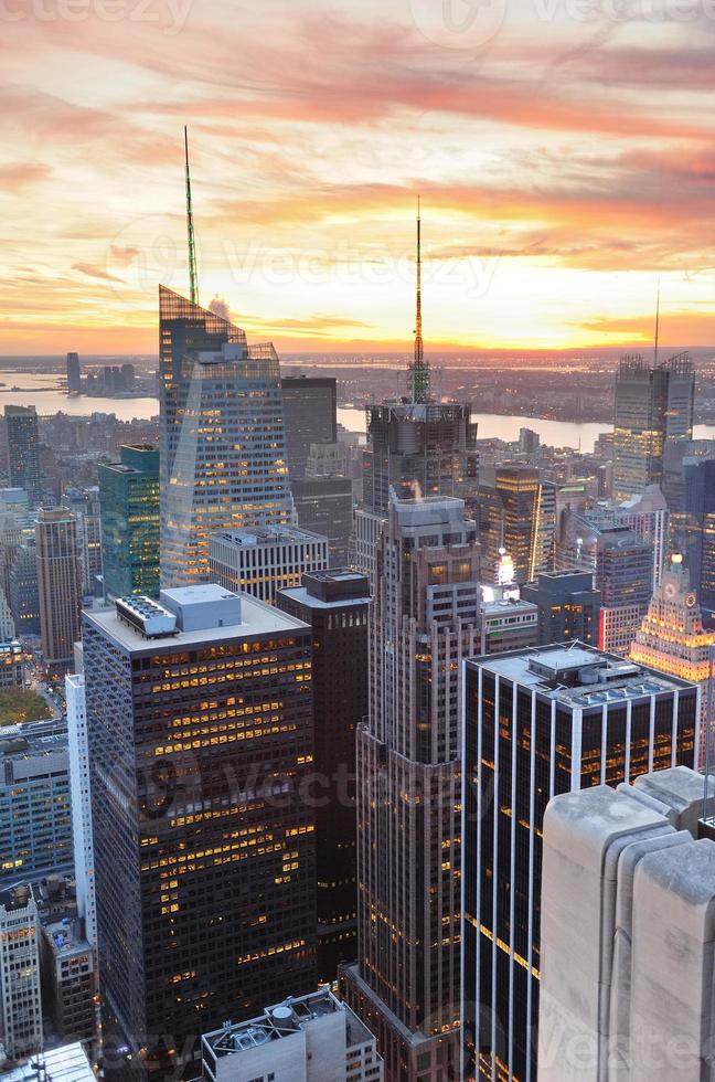 arranha-céus urbanos de nova york foto
