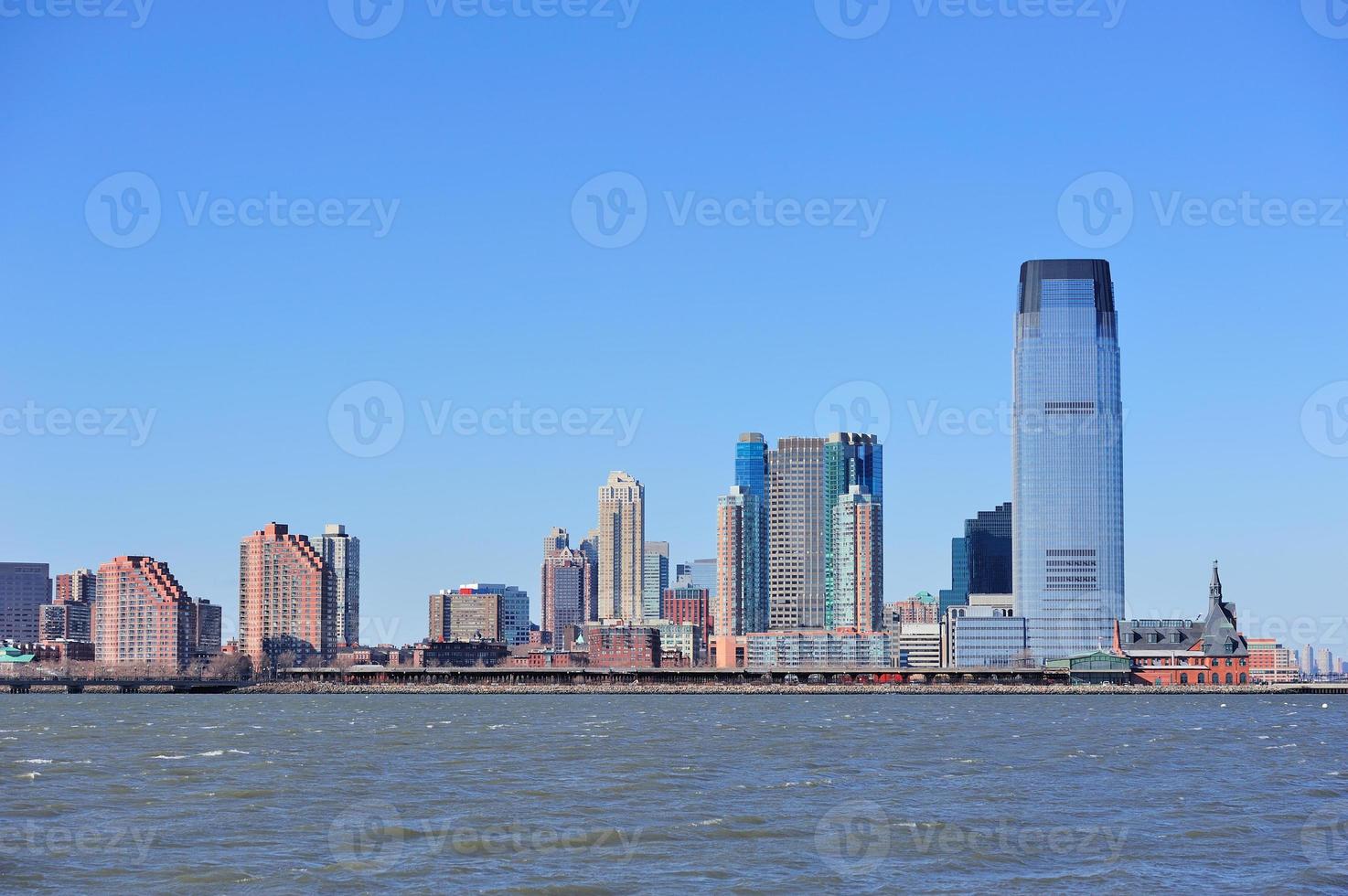 horizonte de hoboken de nova jérsei foto