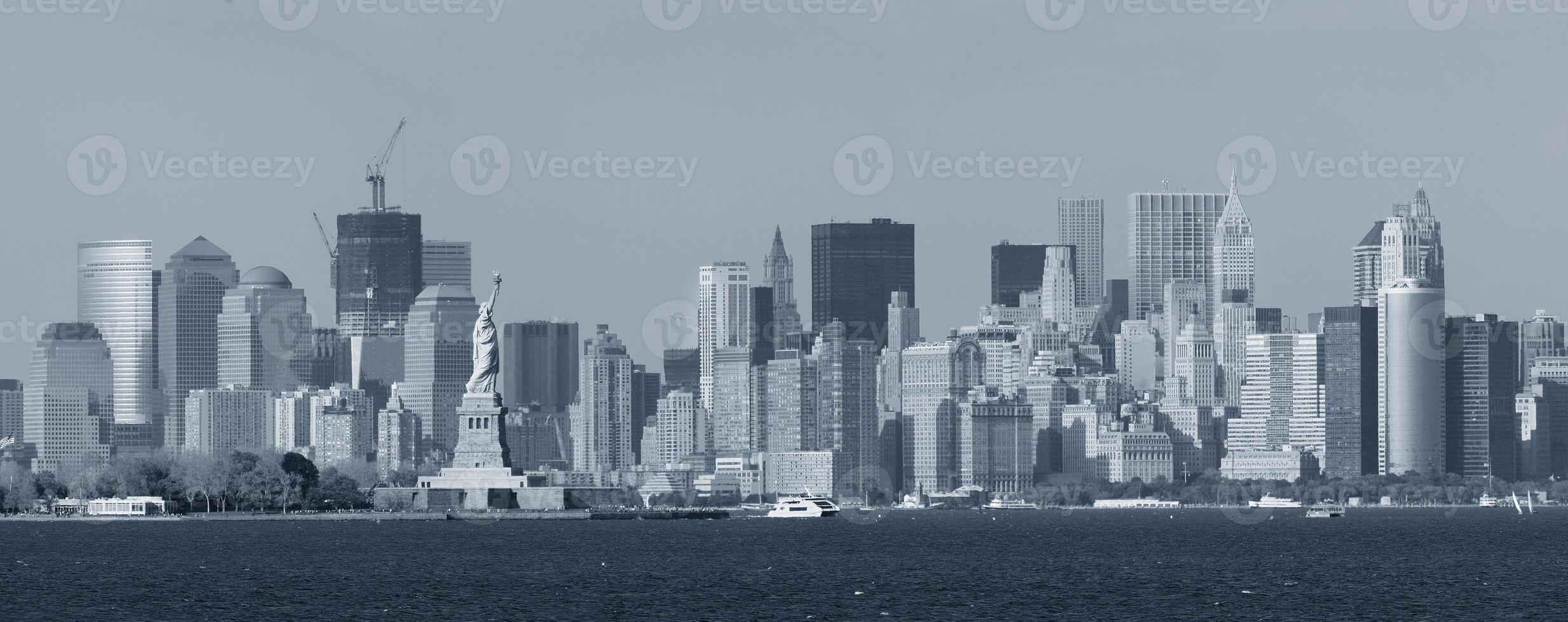 nova york manhattan preto e branco foto