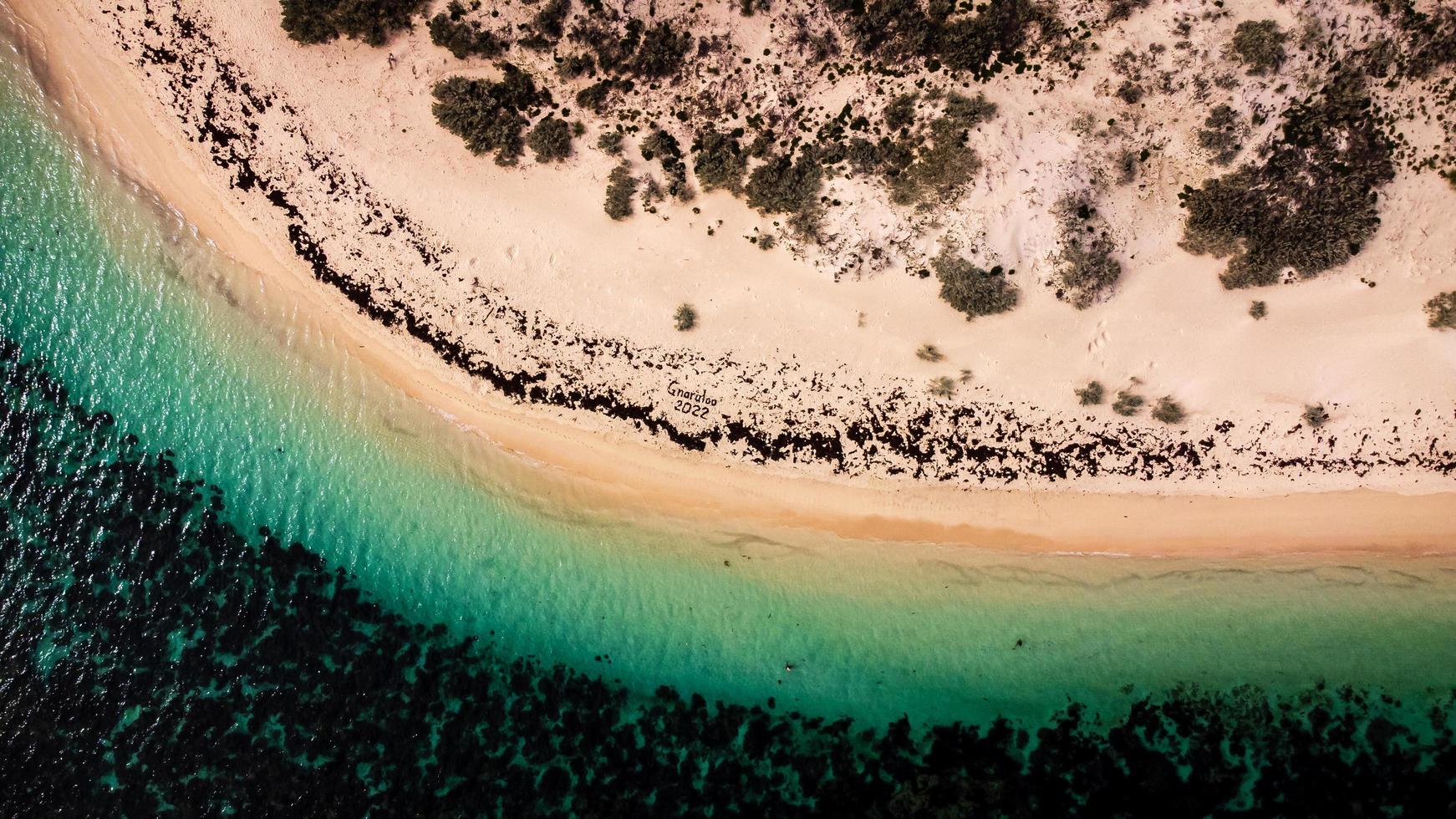 tiro aéreo, gnaraloo bay wa austrália foto