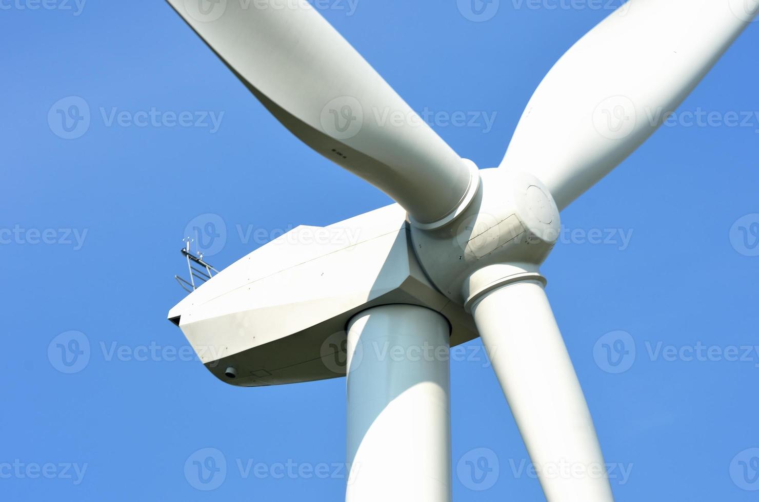turbina eólica close-up foto
