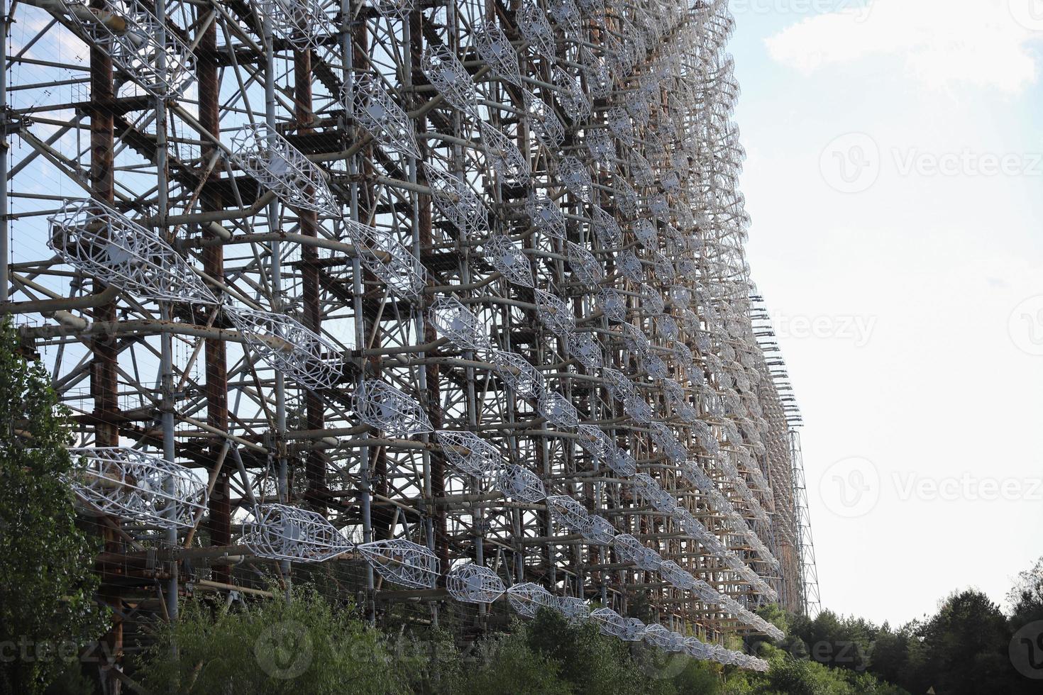 radar duga na zona de exclusão de chernobyl, ucrânia foto