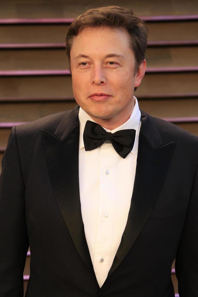 los angeles, 2 de março - elon musk na festa do oscar da vanity fair de 2014 no sunset boulevard em 2 de março de 2014 em west hollywood, ca foto