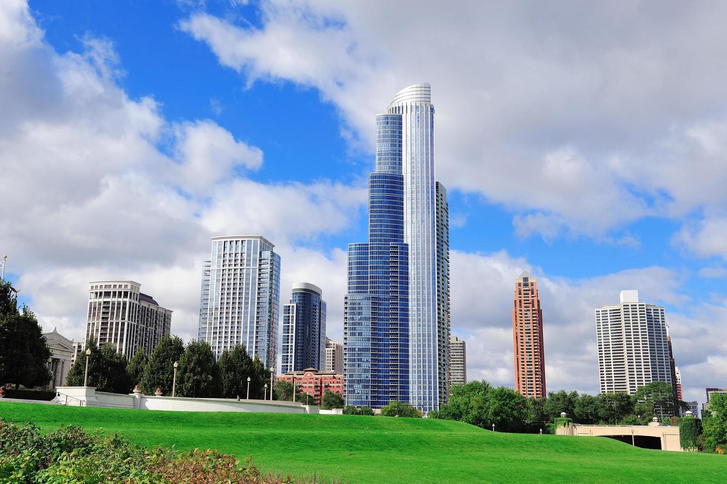 chicago, il, 2011 -vista dos arranha-céus de chicago foto