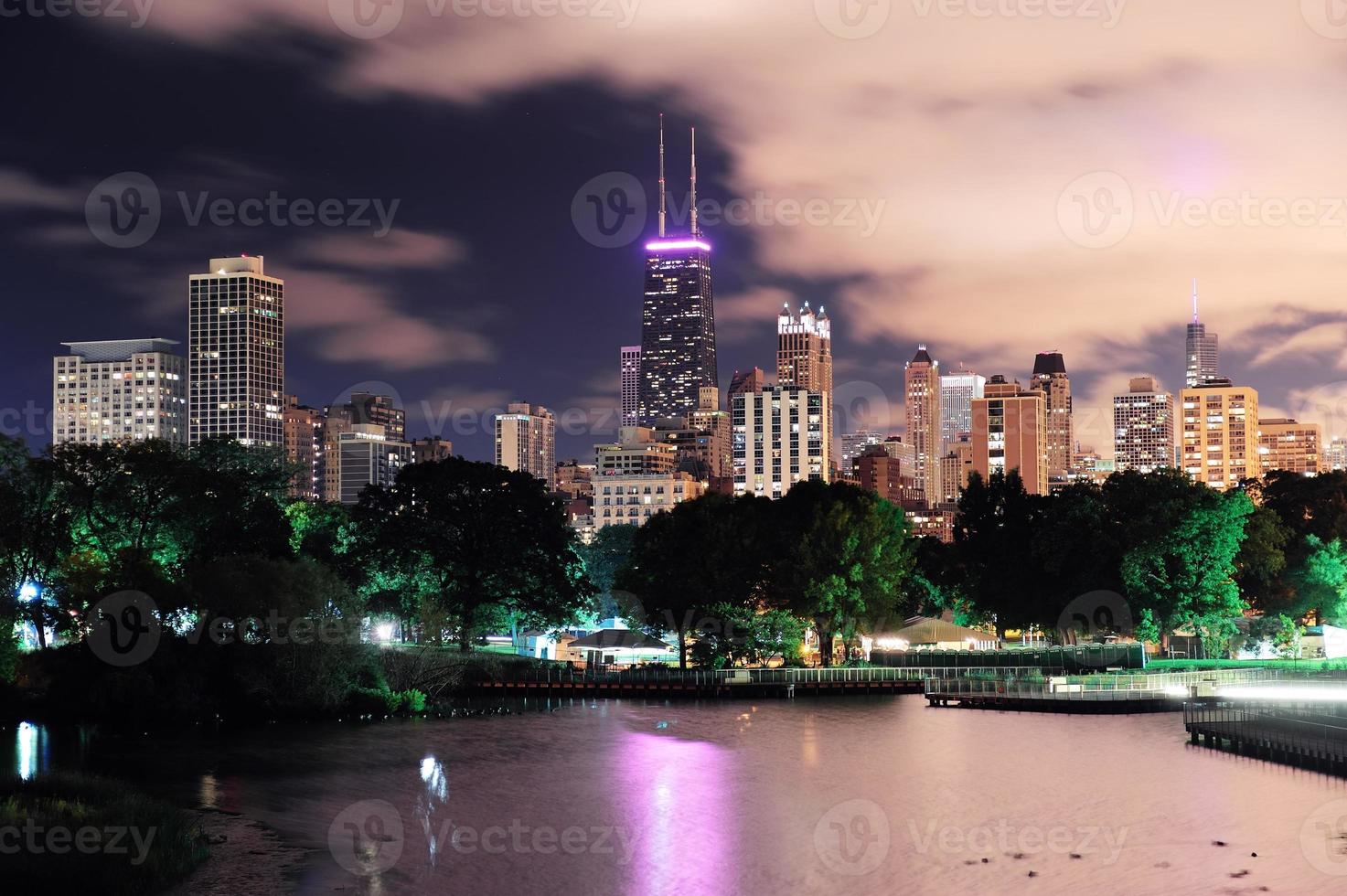 vista da cidade de chicago foto