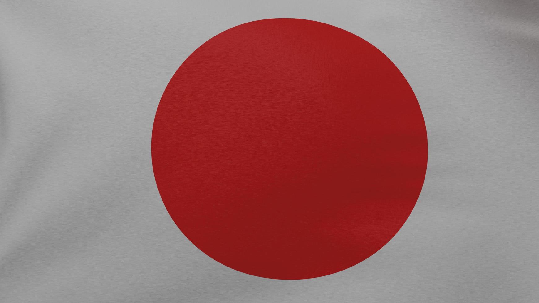 textura da bandeira do japão foto