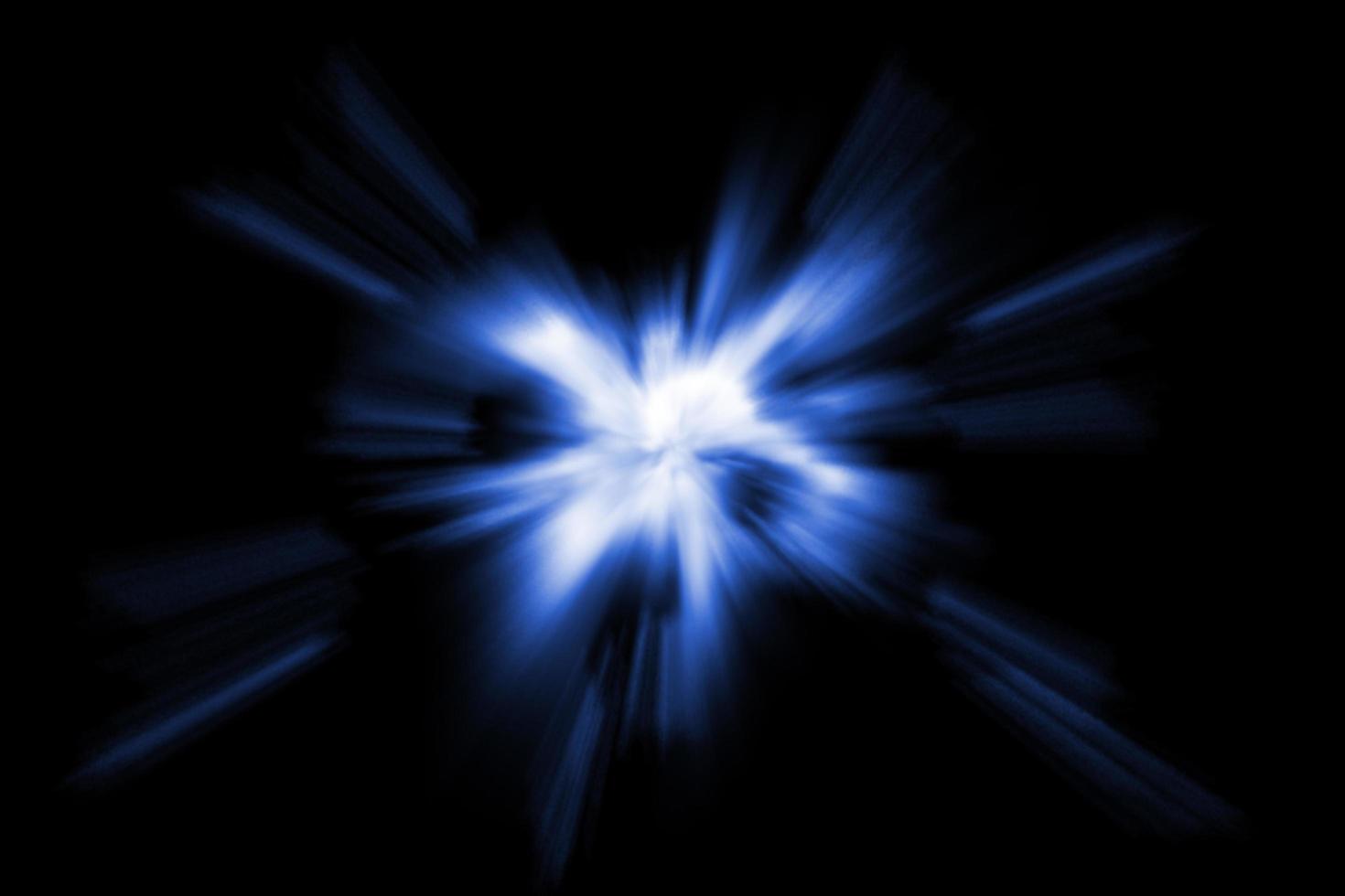 imagem desfocada de explosão de luz de feixe azul,fundo abstrato,efeito de pincel foto