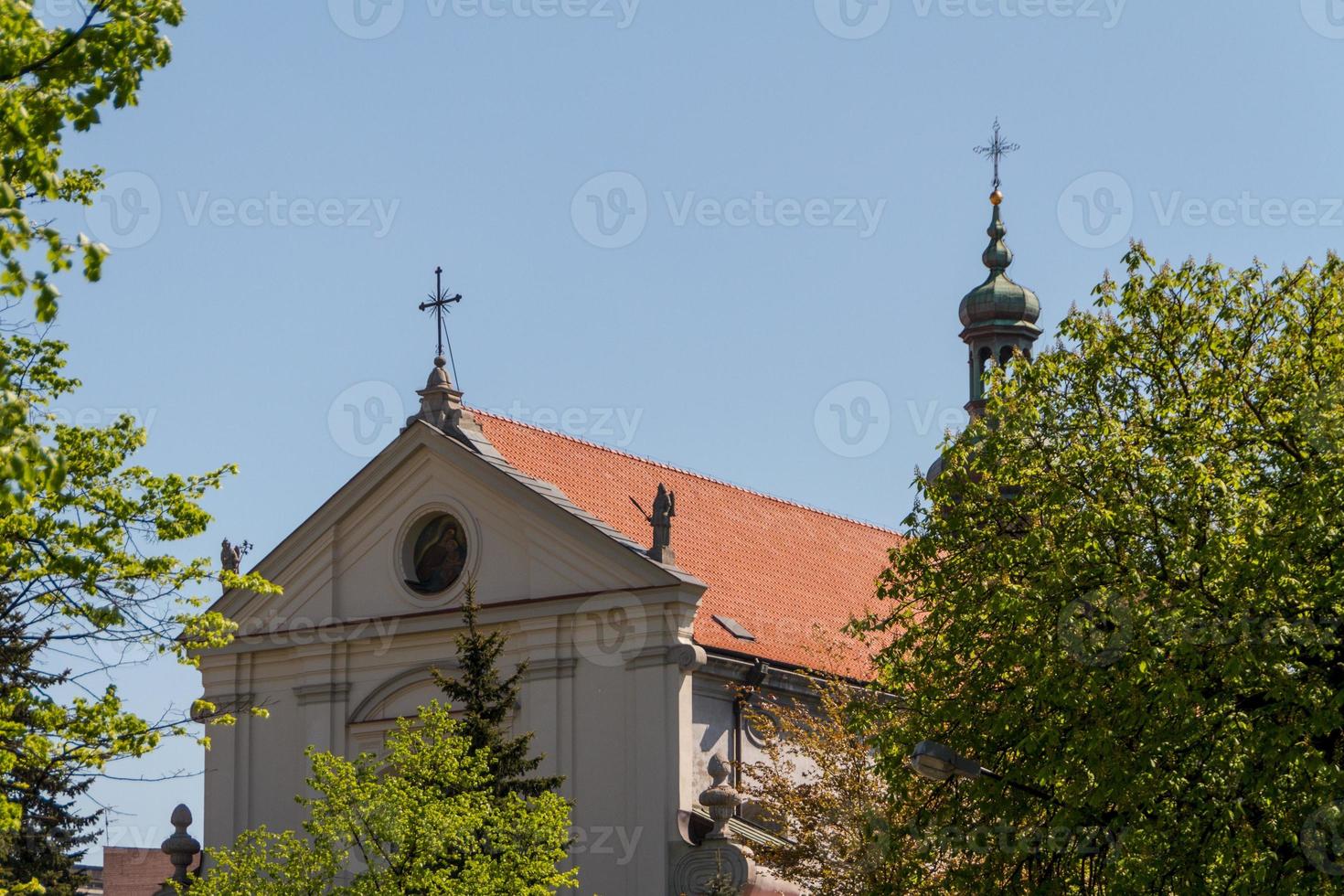 centro da cidade de varsóvia, polônia foto