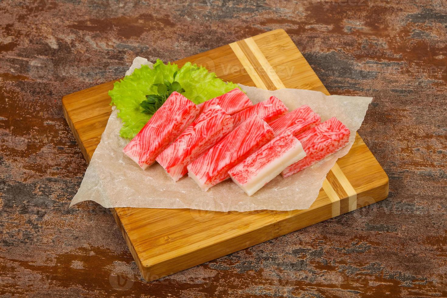 palito de surimi de caranguejo foto