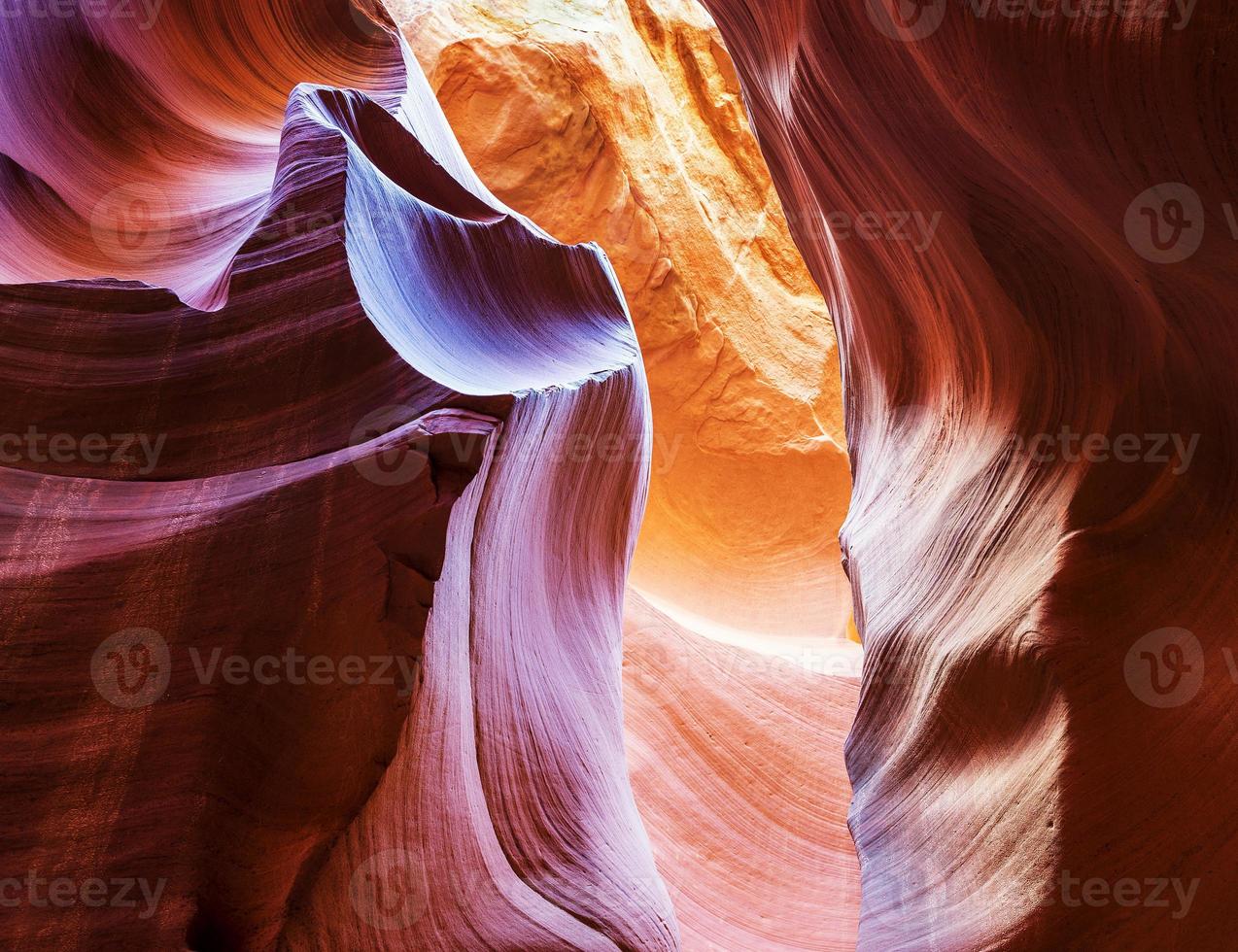 close-up do canyon antílope superior na página, ar foto