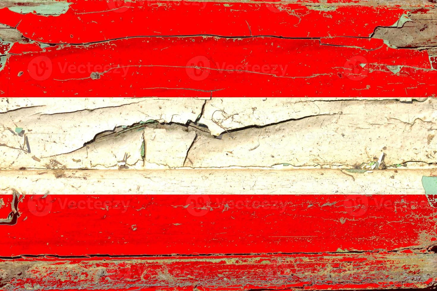 bandeira 3D da Áustria em madeira foto