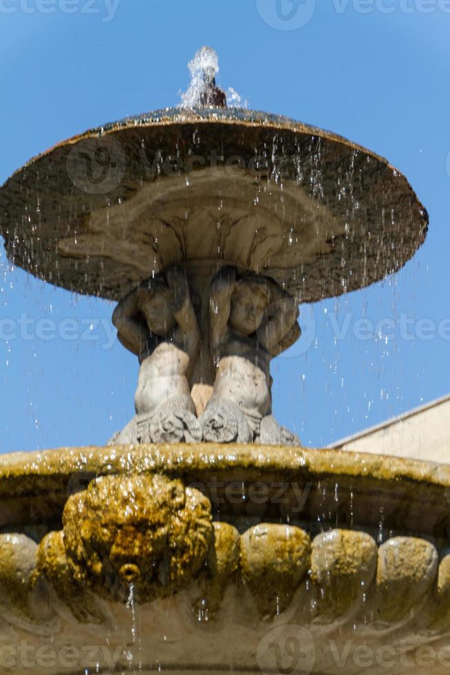 Roma, Itália. detalhes arquitetônicos típicos da cidade velha foto