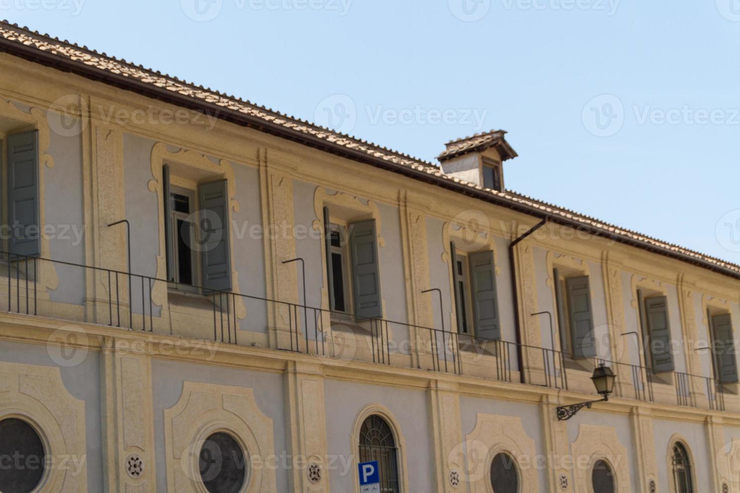 Roma, Itália. detalhes arquitetônicos típicos da cidade velha foto