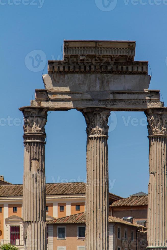 ruínas romanas em roma, fórum foto