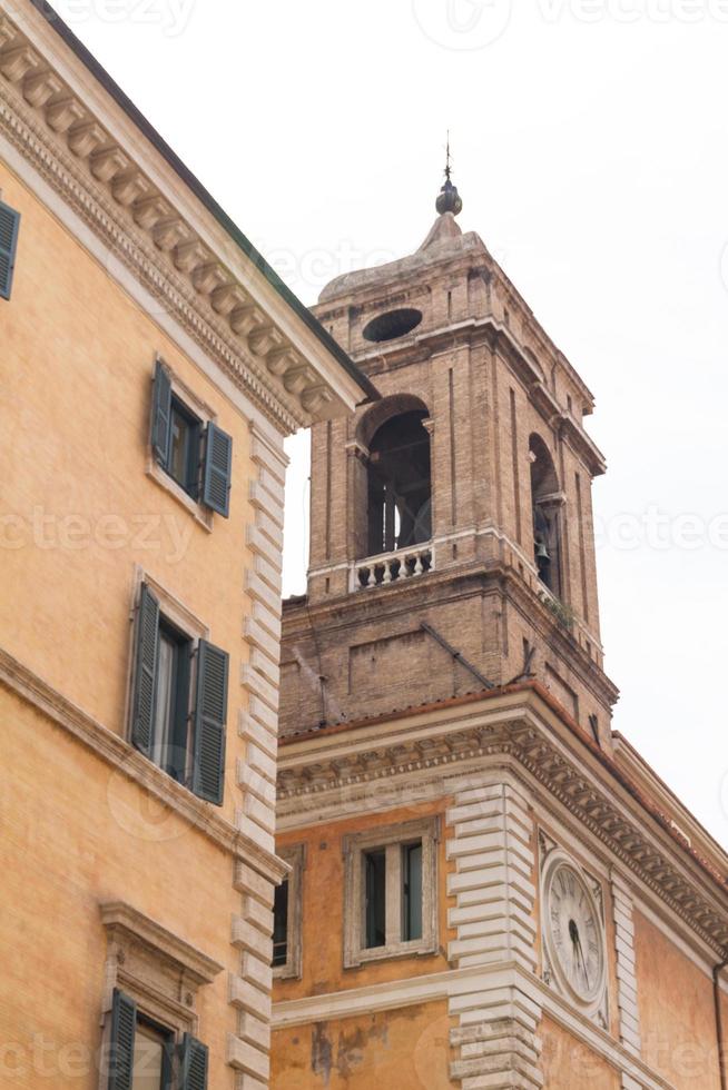 Roma, Itália. detalhes arquitetônicos típicos da cidade velha foto
