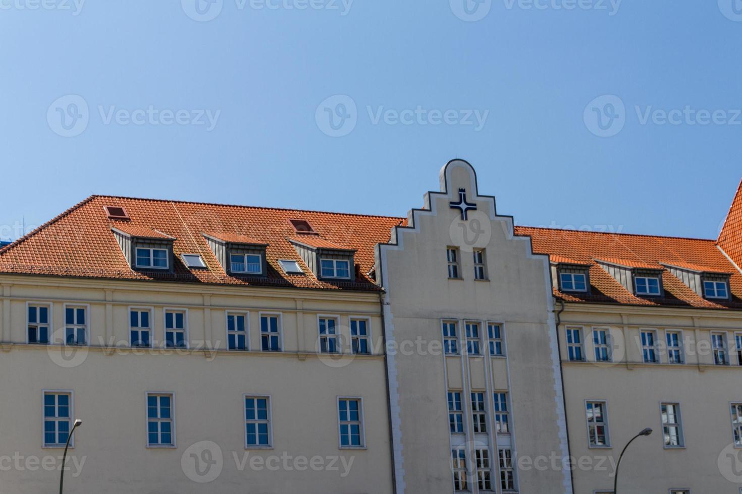 fileira de edifícios em Berlim, Alemanha foto