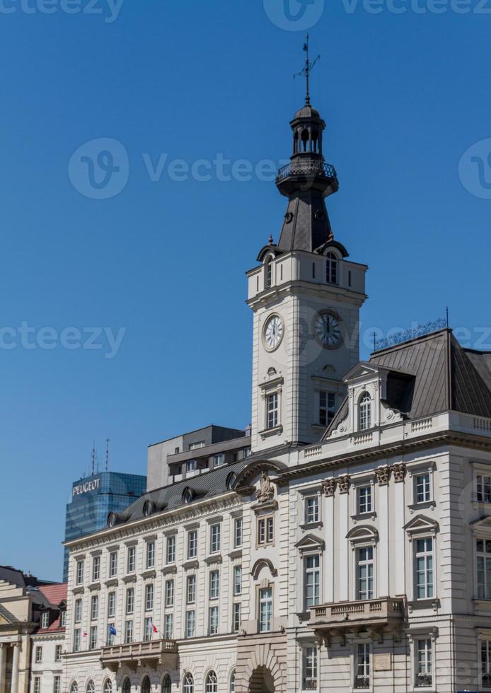 palácio jablonowskich em varsóvia, polônia. foto