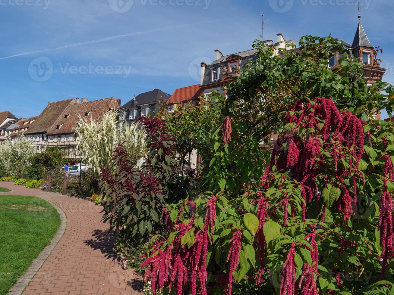 a cidade de wissembourg na frança foto