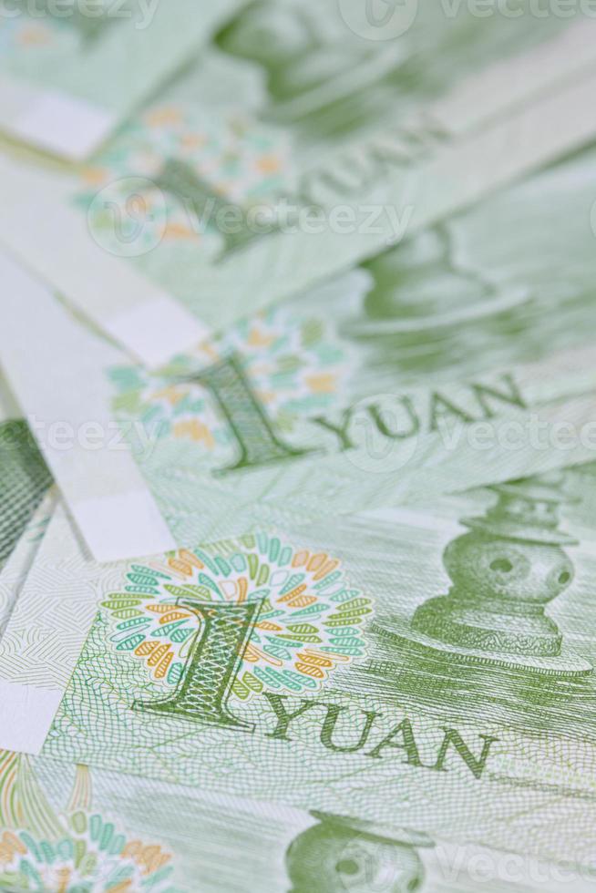 notas de yuan chinês (renminbi) por dinheiro e negócios conce foto
