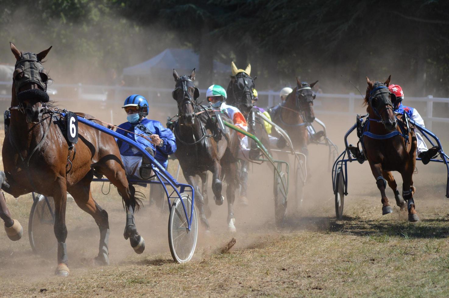 hipódromo 09 de agosto de 2020 em Sault, França foto