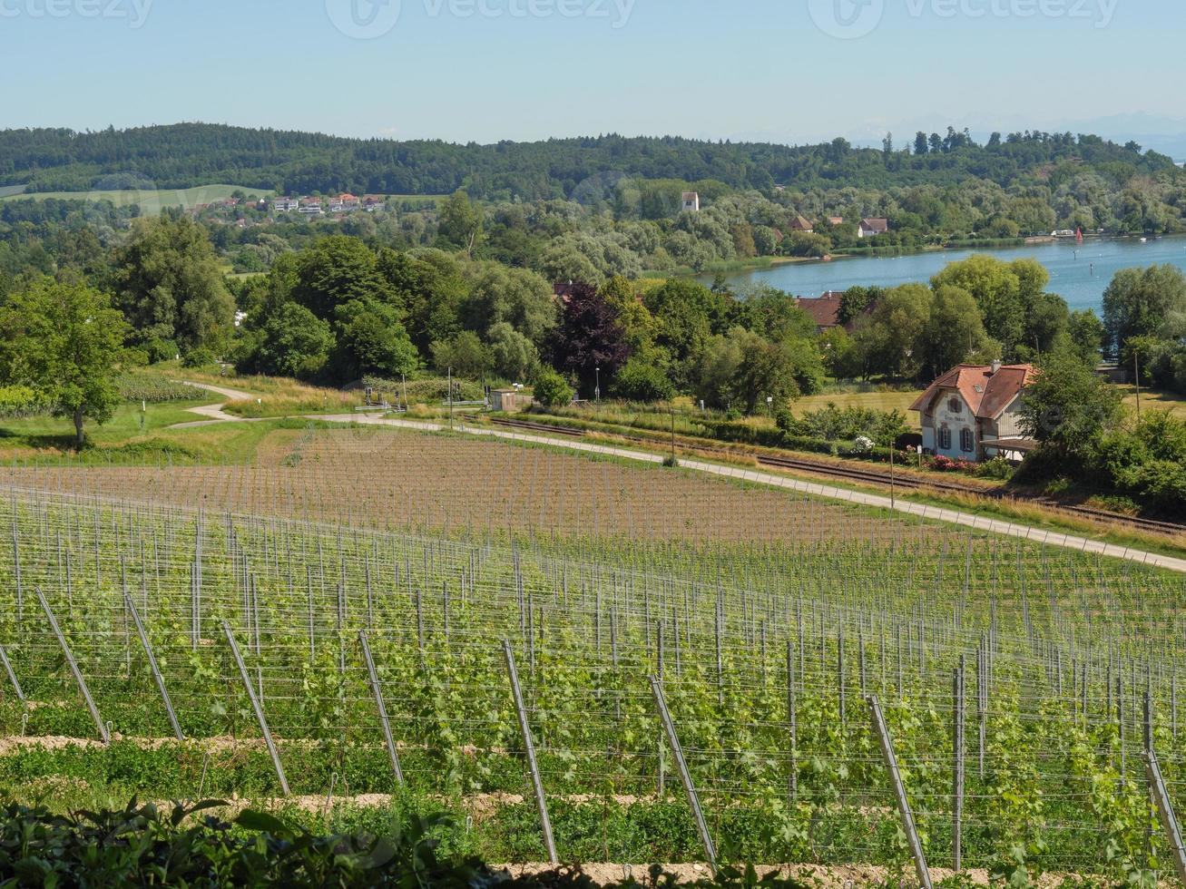 meersburg no lago de constância na alemanha foto