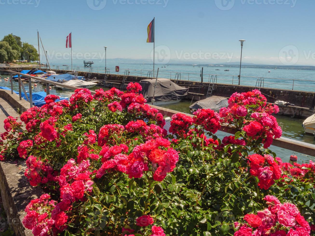 meersburg no lago de constância na alemanha foto