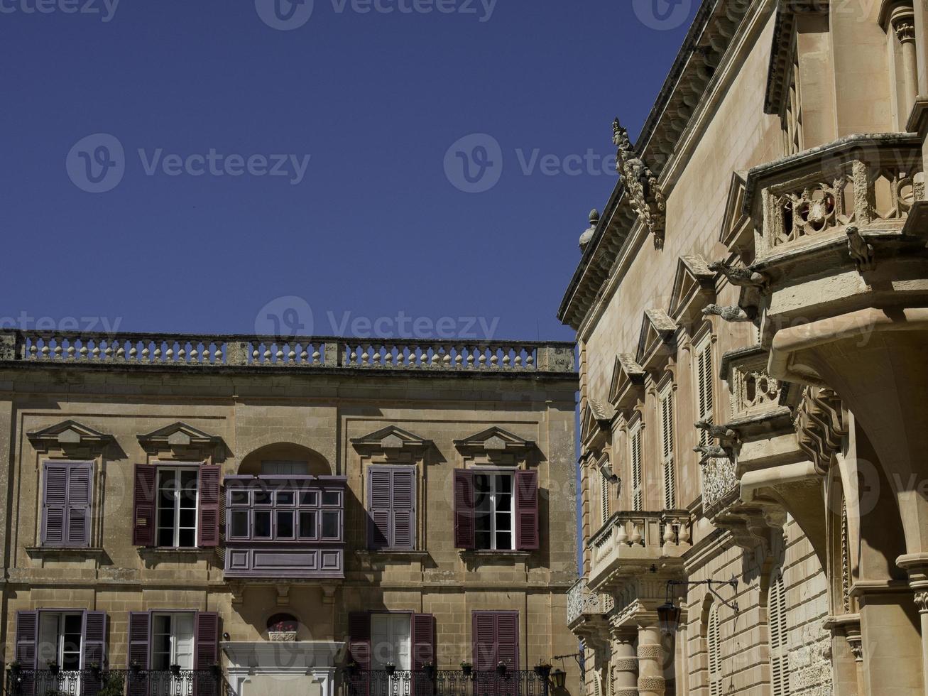 a cidade velha de mdina em malta foto