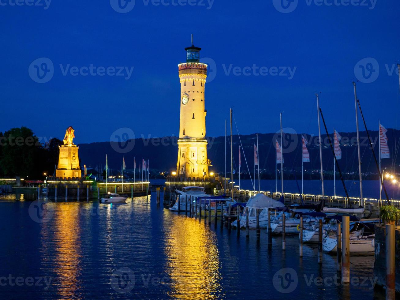 lindau no lago de constância na alemanha foto