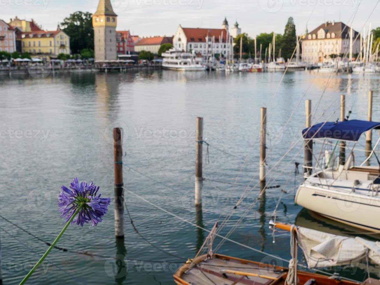 lindau no lago de constância na alemanha foto