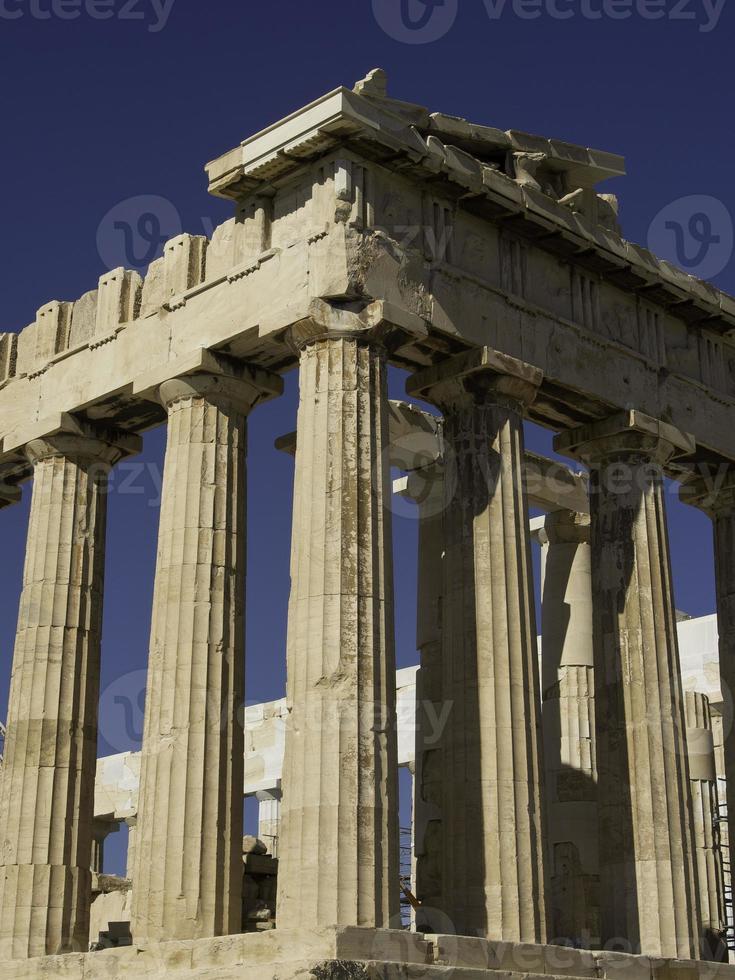 a cidade de atenas na grécia foto