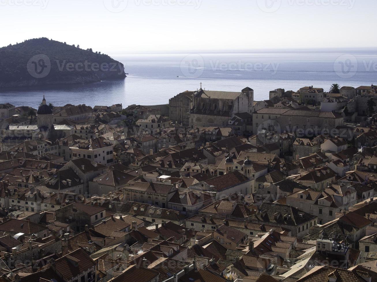 a cidade de dubrovnik na croácia foto